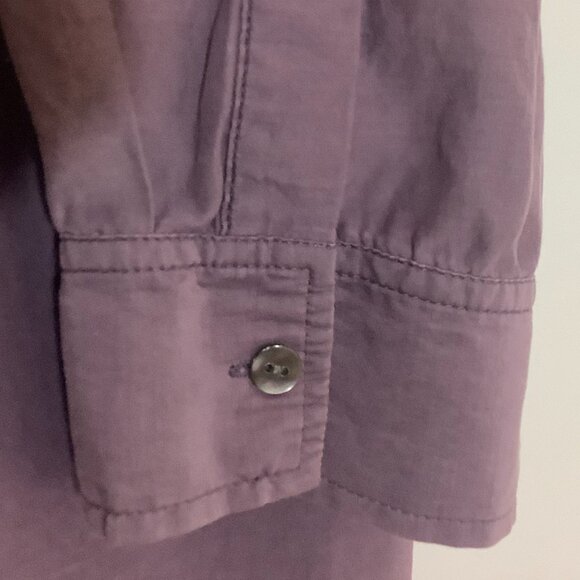 J.Jill Tunic Top Eggplant Color 4 X Long Sleeve - Picture 5 of 10